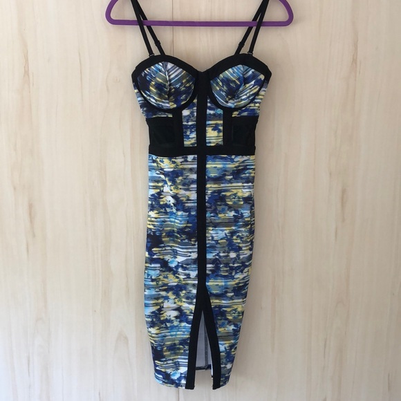 Material Girl Printed Dress - Picture 1 of 6